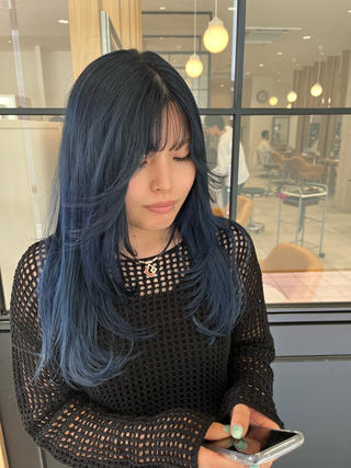 韓国風レイヤー×ネイビー

 