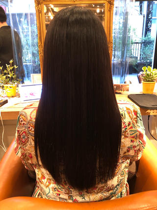 ロング 韓国風カット/ 髪質改善 黒崎のヘアスタイル
