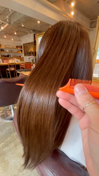 柔らかい縮毛矯正×酸熱トリートメント 