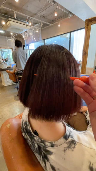 ショート ヘアアレンジ 韓国風カット/ 髪質改善 黒崎のヘアスタイル