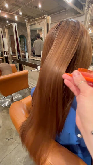 柔らかい縮毛矯正×酸熱トリートメント 