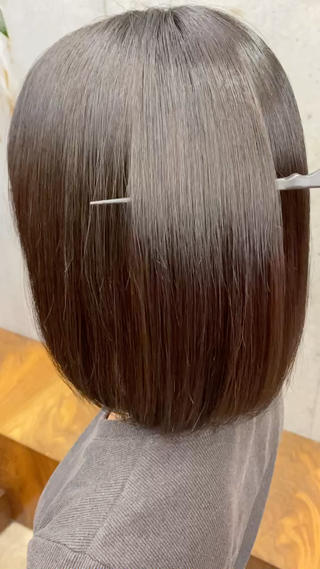 縮毛矯正でツヤツヤ髪️