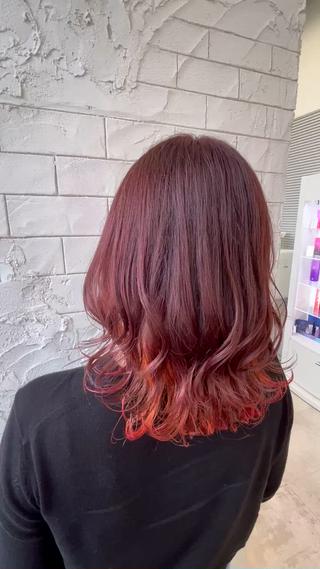 インナーカラー+エンドカラー 