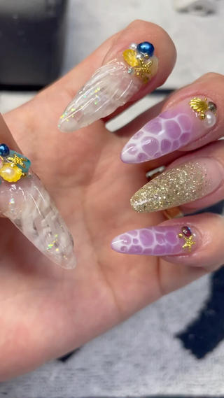 #夏ネイル　#サマーネイル 