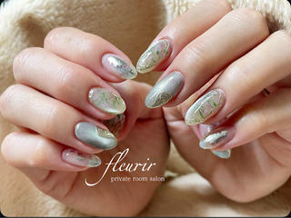 ネイル フルリール 【プライベートサロンのネイルデザイン