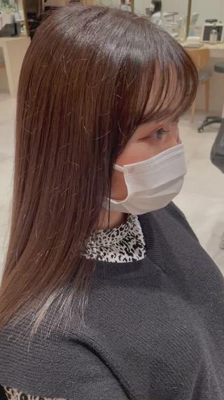 カラー 顔周り/透明感カラー /韓国ヘア/TAKUのヘアスタイル