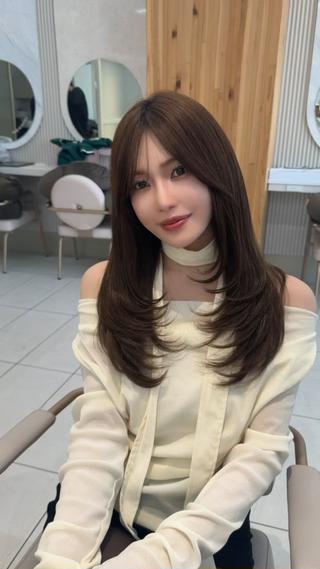 セミロング 顔周り/艶感カラー /レイヤー/TAKUのヘアスタイル