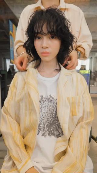 ミディアム STAN WOOD所属・似合わせcut 🔥yutakaのヘアスタイル