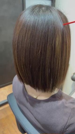 ミディアム newi TATSUのヘアスタイル