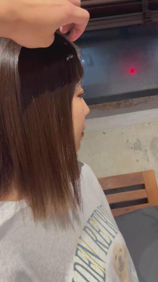 ミディアム カラー newi TATSUのヘアスタイル