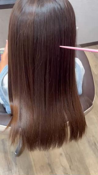 ロング 三上 秋実のヘアスタイル