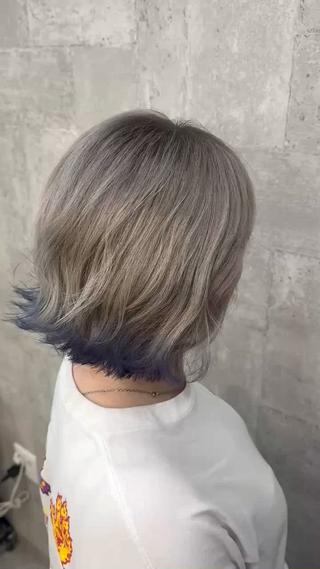 グレージュ/エンドカラー 