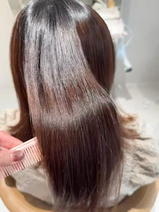 縮毛矯正　#花屋併設#名古屋#車道 