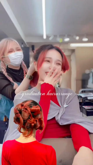 セミロング ヘアアレンジ ヘアメイク/髪質改善 🎀Moeri🎀のヘアスタイル