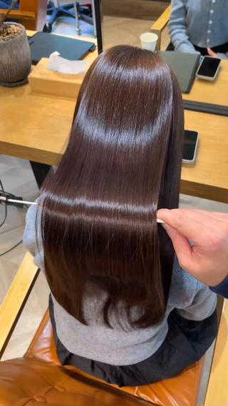 髪質改善カラー 
