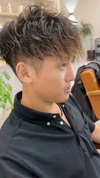 ショート パーマ メンズ ボブ/レイヤー/ ショートcovo代表のヘアスタイル