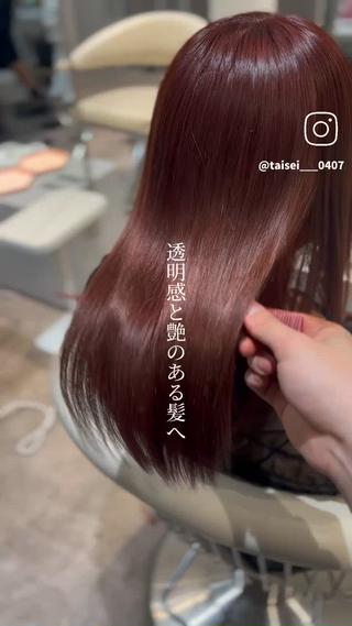 ミディアム カラー 💎透明感カラー特化 💎TAISEIのヘアスタイル