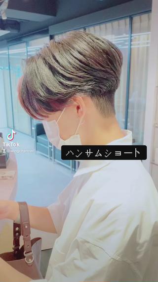 ミディアム パーマ メンズ メンズサロン【owl 心斎橋】難波/アメ村のヘアスタイル