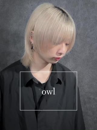 ミディアム カラー メンズ メンズサロン【owl 心斎橋】難波/アメ村のヘアスタイル