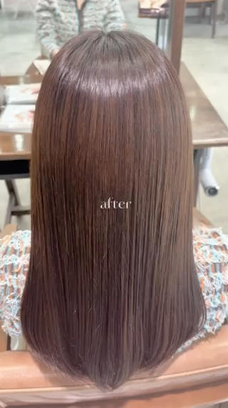 ミディアム Unami shibuya所属・Unami 渋谷 Mayukiのヘアスタイル