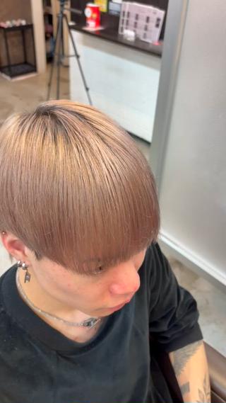 ミディアム メンズ メンズパーマ特化 カバヤマ　リョウのヘアスタイル