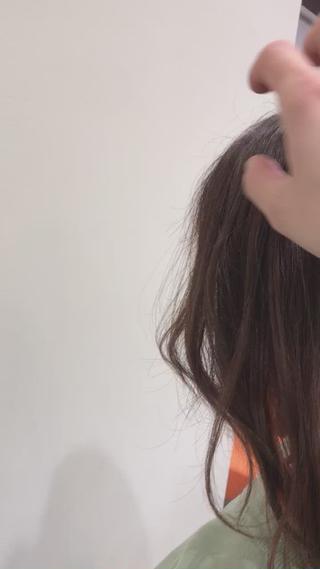 オレンジ×アッシュベージュ