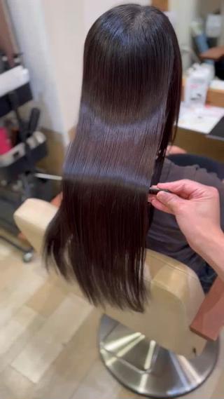 髪質改善トリートメントメニューになります！
くせを伸ばしたい方は縮毛矯正メニューをお選びください 