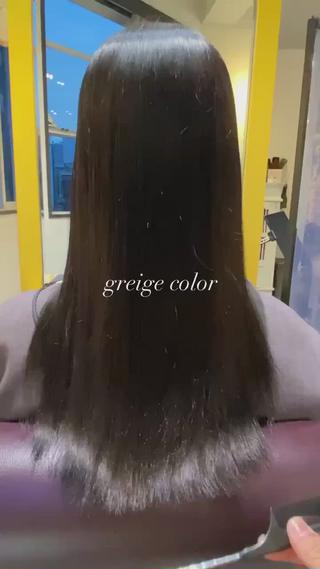 ロング カラー 艶髪/レイヤー 💖心斎橋/Sakiのヘアスタイル