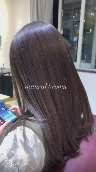 ロング カラー 艶感カラー/レイヤー 心斎橋💖Sakiのヘアスタイル