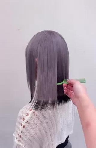 ミディアム カラー りゆ (ハイトーンカラー)のヘアスタイル