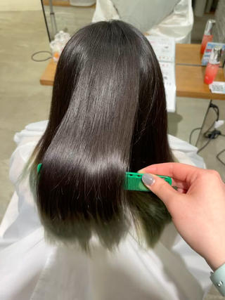 ブリーチ毛さんでもまとまる艶髪に︎︎ 