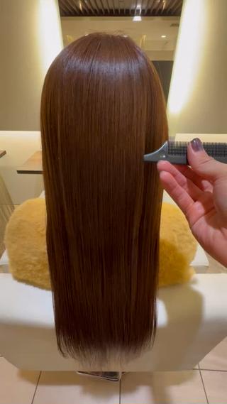 髪質改善潤艶ストレート 