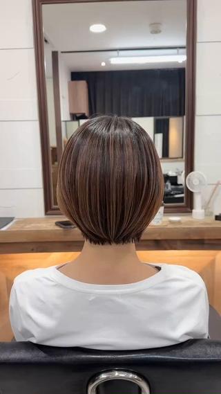 ショートから伸ばしていく方の調整カット︎ 