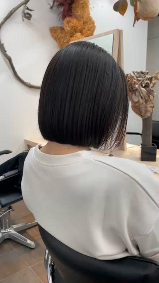 ショート ショート/ボブ/ パーマ/井上のヘアスタイル