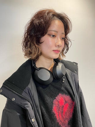 ショート パーマ ショート/ボブ/ パーマ/井上のヘアスタイル