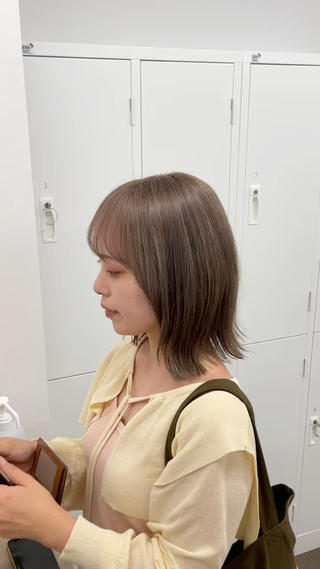 ミディアム ショート/ボブ/ パーマ/井上のヘアスタイル