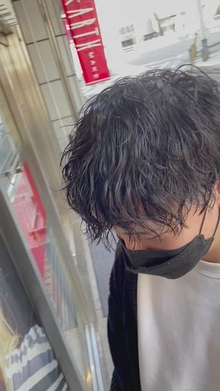 今旬の波巻きスパイラルパーマ️ 