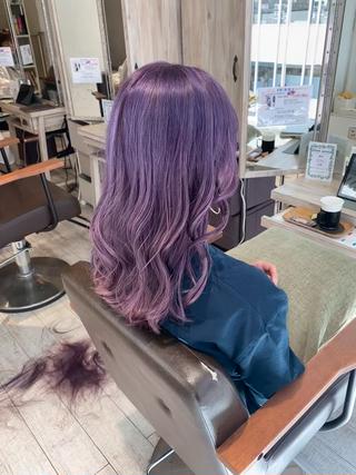 カラー 韓国風／ハイトーン 砂原洋介のヘアスタイル