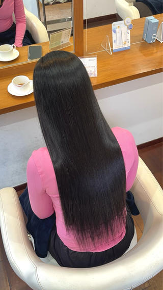 ロング オートクチュールランコントレ西京極店所属・今在家 玲【艶髪スト レート/メンズ特化】のヘアスタイル