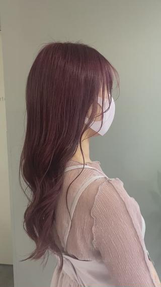 セミロング カラー ヘアアレンジ ボブ /ニュアンス/ satomi🧸💖のヘアスタイル