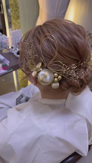 ミディアム ヘアアレンジ 似合わせカットカラー ♡佐藤捺美のヘアスタイル