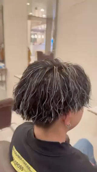 カラー パーマ メンズ Hair Spirit anx所属・岩﨑 大翼のヘアスタイル