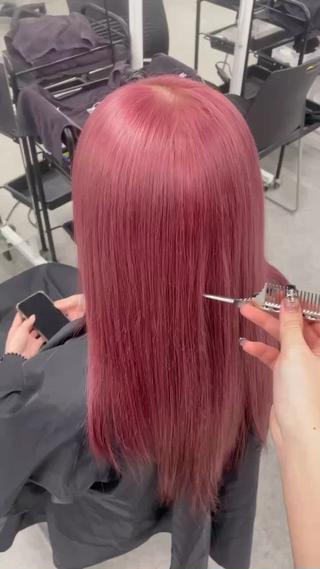 ロング tomoka /Wカラー/髪質改善のヘアスタイル