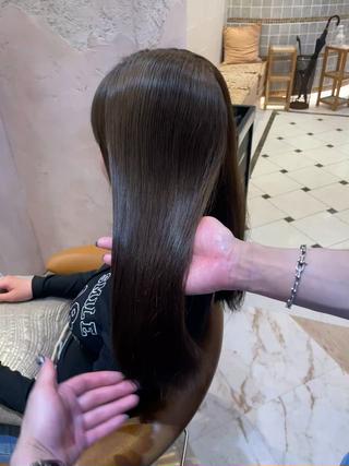 カラー 朝斗/ブリーチなし ・Wカラー・エクステのヘアスタイル