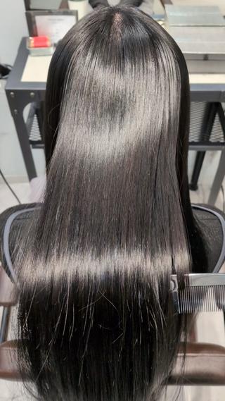 成人式前
艶髪『ダークグレー』 