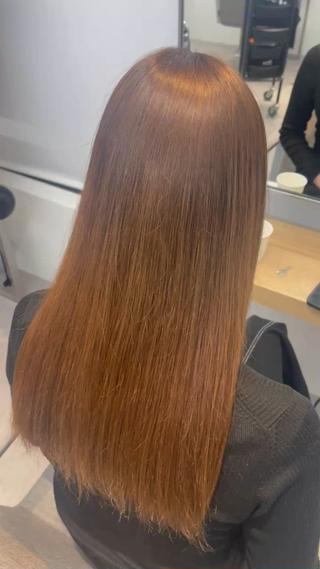 ブリーチなしオリーブベージュ 