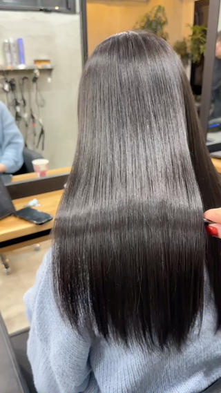 髪質改善カラー 