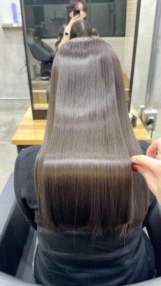 髪質改善カラー 