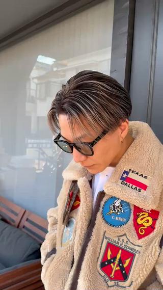 ショート カラー メンズ 【men's Lapis横浜】海人のヘアスタイル