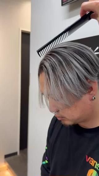 ショート カラー メンズ 【men's Lapis横浜】海人のヘアスタイル